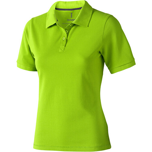 Calgary Poloshirt Für Damen , apfelgrün, Piqué Strick  Baumwolle, 200 g/m2, M, , Bild 1