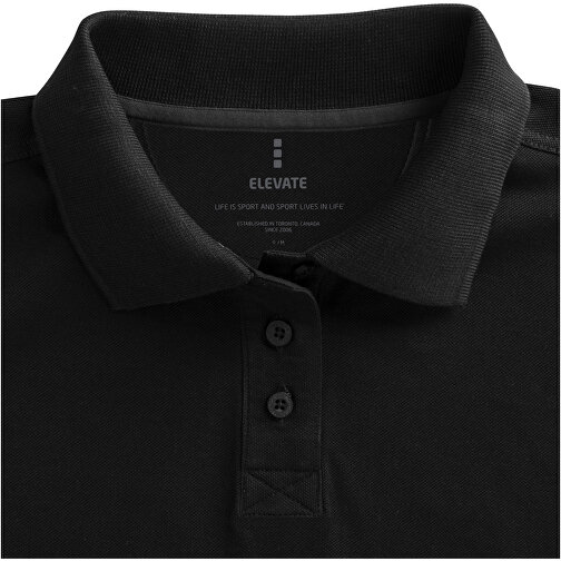 Calgary Poloshirt Für Damen , schwarz, Piqué Strick  Baumwolle, 200 g/m2, S, , Bild 3