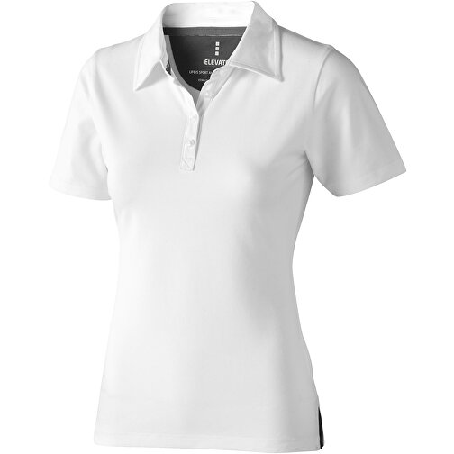 Markham Stretch Poloshirt Für Damen , weiß, Double Pique Strick 5% Elastan, 95% BCI Baumwolle, 200 g/m2, XL, , Bild 1