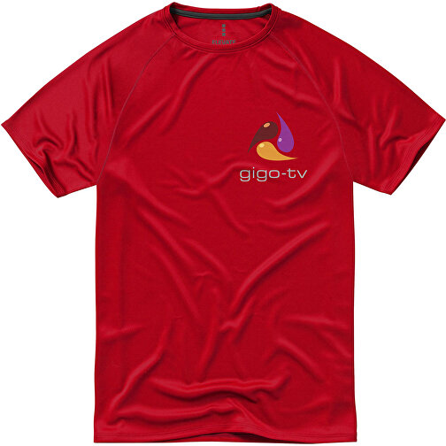 Niagara T-Shirt Cool Fit Für Herren , rot, Mesh mit Cool Fit Finish 100% Polyester, 145 g/m2, S, , Bild 3