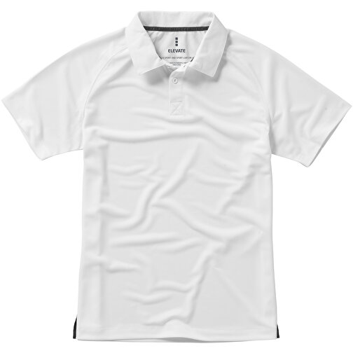 Ottawa Poloshirt Cool Fit Für Herren , weiss, Piqué Strick mit Cool Fit Finish 100% Polyester, 220 g/m2, S, , Bild 8