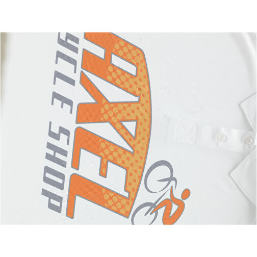 Ottawa Poloshirt Cool Fit Für Herren , weiß, Piqué Strick mit Cool Fit Finish 100% Polyester, 220 g/m2, M, , Bild 5