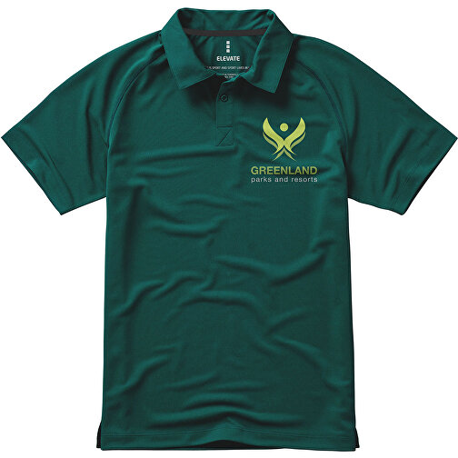 Ottawa Poloshirt Cool Fit Für Herren , waldgrün, Piqué Strick mit Cool Fit Finish 100% Polyester, 220 g/m2, XXL, , Bild 2