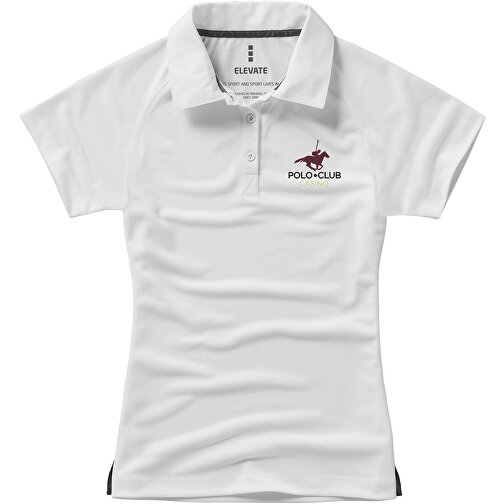 Ottawa Poloshirt Cool Fit Für Damen , weiß, Piqué Strick mit Cool Fit Finish 100% Polyester, 220 g/m2, S, , Bild 4
