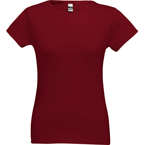 THC SOFIA. Tailliertes Damen-T-Shirt , burgunder, 100% Baumwolle, M, 62,00cm x 44,00cm (Länge x Breite), Bild 1