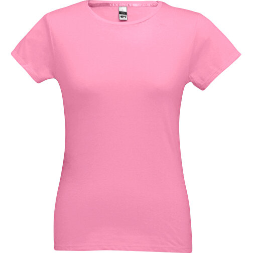 THC SOFIA. Tailliertes Damen-T-Shirt , hellrosa, 100% Baumwolle, XL, 66,00cm x 50,00cm (Länge x Breite), Bild 1