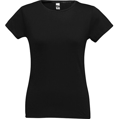 THC SOFIA. Tailliertes Damen-T-Shirt , schwarz, 100% Baumwolle, XXL, 68,00cm x 53,00cm (Länge x Breite), Bild 1