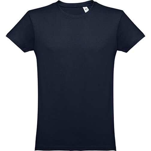 THC LUANDA. Herren-T-Shirt Aus Baumwolle Im Schlauchformat , nachtblau, 100% Baumwolle, XL, 76,00cm x 59,00cm (Länge x Breite), Bild 1