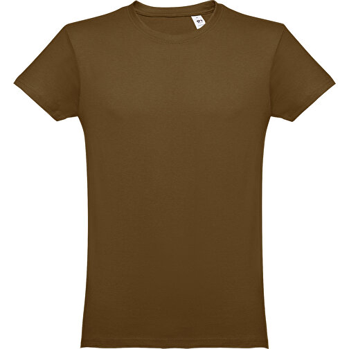 THC LUANDA. Herren-T-Shirt Aus Baumwolle Im Schlauchformat , khaki, 100% Baumwolle, XXL, 79,00cm x 62,00cm (Länge x Breite), Bild 1