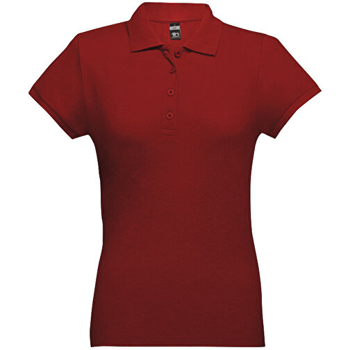 THC EVE. Damen Poloshirt , burgunder, 100% Baumwolle, XXL, 68,00cm x 52,00cm (Länge x Breite), Bild 1