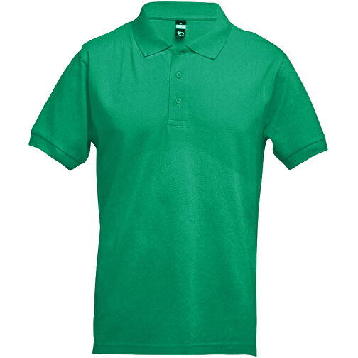 THC ADAM. Kurzarm-Poloshirt Aus Baumwolle Für Herren , grün, 100% Baumwolle, XL, 73,00cm x 58,00cm (Länge x Breite), Bild 1