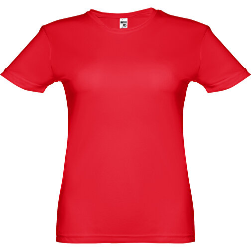 THC NICOSIA WOMEN. Damen Sport T-shirt , rot, Polyester, S, 62,00cm x 44,00cm (Länge x Breite), Bild 1