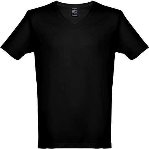THC ATHENS. Herren T-shirt , rot melliert, 100% Baumwolle, XXL, 77,00cm x 58,00cm (Länge x Breite), Bild 2