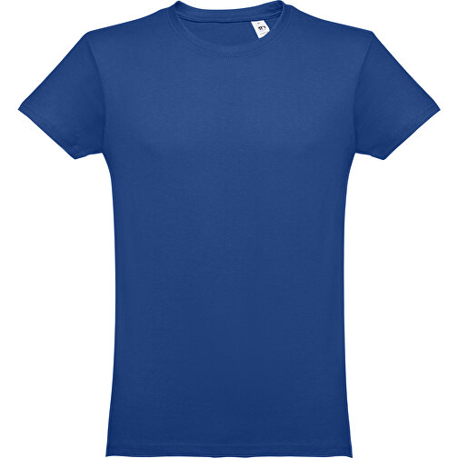 THC LUANDA. Herren-T-Shirt Aus Baumwolle Im Schlauchformat , königsblau, 100% Baumwolle, XL, 76,00cm x 59,00cm (Länge x Breite), Bild 1
