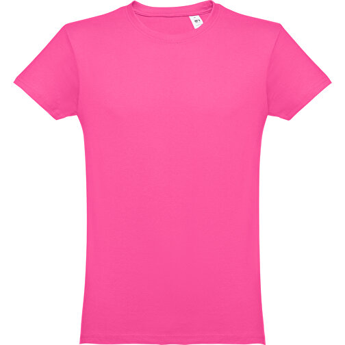 THC LUANDA. Herren-T-Shirt Aus Baumwolle Im Schlauchformat , rosa, 100% Baumwolle, XS, 67,00cm x 47,00cm (Länge x Breite), Bild 1
