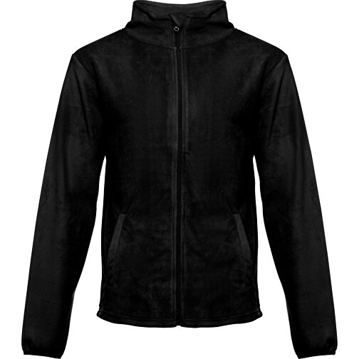 THC HELSINKI. Herren-Fleecejacke Aus Polyester , grau, Polyester, M, 71,00cm x 54,00cm (Länge x Breite), Bild 2