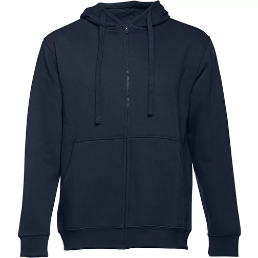 THC AMSTERDAM. Sweat-shirt pour homme, avec fermeture zippée et capuche, Image 1