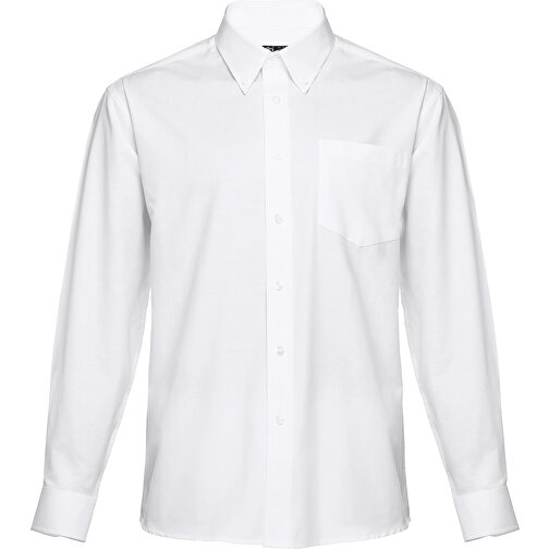 THC TOKYO WH. Herren Oxford Hemd , weiß, Baumwolle und Polyester, M, 78,00cm x 58,00cm (Länge x Breite), Bild 1