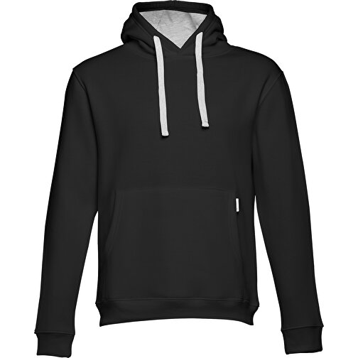 THC MOSCOW. Unisex Sweatshirt , schwarz, Baumwolle und Polyester, S, 66,00cm x 52,00cm (Länge x Breite), Bild 1