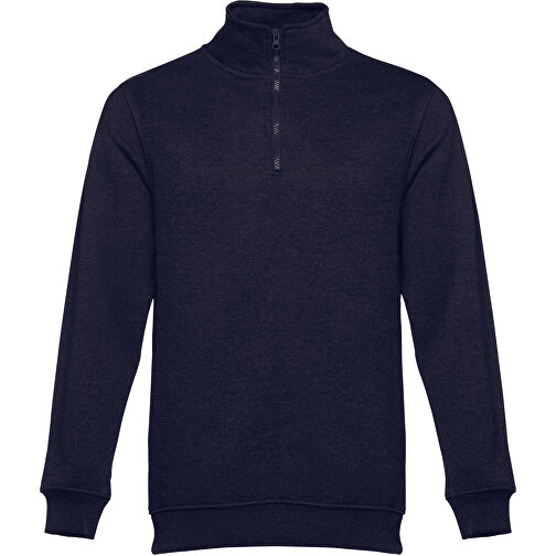 THC BUDAPEST. Unisex Sweatshirt , dunkelblau, Baumwolle und Polyester, XL, 77,00cm x 60,00cm (Länge x Breite), Bild 1
