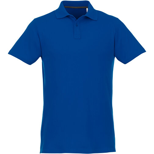 Helios Poloshirt Für Herren , blau, Piqué Strick 100% BCI Baumwolle, 180 g/m2, 3XL, , Bild 4