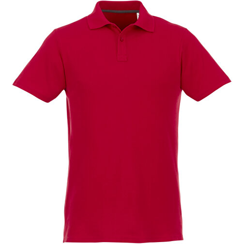 Helios Poloshirt Für Herren , rot, Piqué Strick 100% BCI Baumwolle, 180 g/m2, XS, , Bild 4
