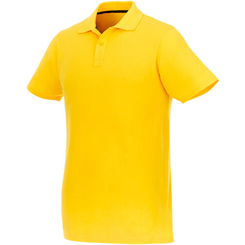 Helios Poloshirt Für Herren , gelb, Piqué Strick 100% BCI Baumwolle, 180 g/m2, XXL, , Bild 1