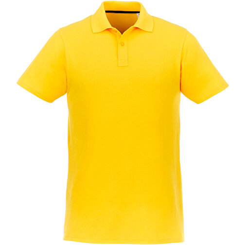 Helios Poloshirt Für Herren , gelb, Piqué Strick 100% BCI Baumwolle, 180 g/m2, XS, , Bild 4