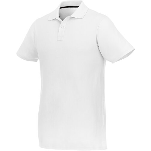 Helios Poloshirt Für Herren , weiß, Piqué Strick 100% BCI Baumwolle, 180 g/m2, 4XL, , Bild 1