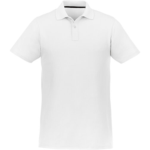 Helios Poloshirt Für Herren , weiß, Piqué Strick 100% BCI Baumwolle, 180 g/m2, 4XL, , Bild 4
