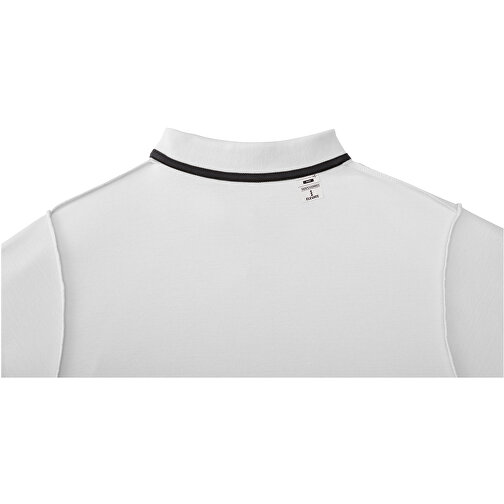 Helios Poloshirt Für Herren , weiß, Piqué Strick 100% BCI Baumwolle, 180 g/m2, 3XL, , Bild 6