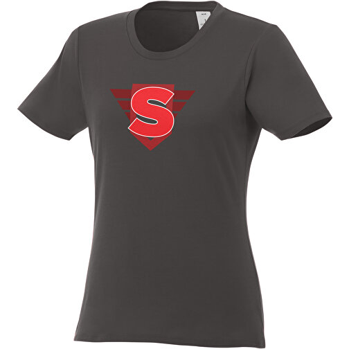 Heros T-Shirt Für Damen , storm grey, Single jersey Strick 100% BCI Baumwolle, 150 g/m2, XL, , Bild 2