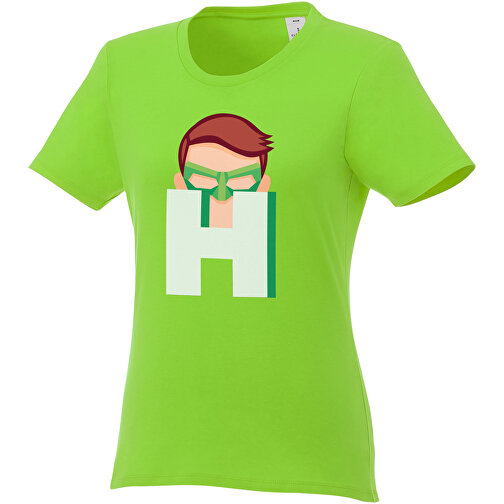 Heros T-Shirt Für Damen , apfelgrün, Single jersey Strick 100% BCI Baumwolle, 150 g/m2, XXL, , Bild 2
