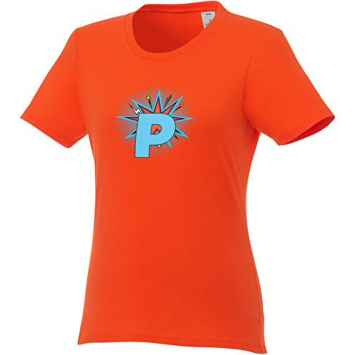 Heros T-Shirt Für Damen , orange, Single jersey Strick 100% BCI Baumwolle, 150 g/m2, M, , Bild 2