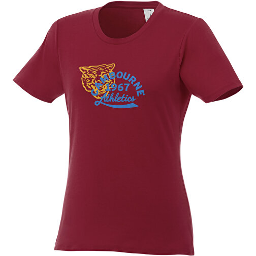 Heros T-Shirt Für Damen , bordeaux, Single jersey Strick 100% BCI Baumwolle, 150 g/m2, XL, , Bild 2
