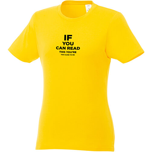 Heros T-Shirt Für Damen , gelb, Single jersey Strick 100% BCI Baumwolle, 150 g/m2, L, , Bild 3