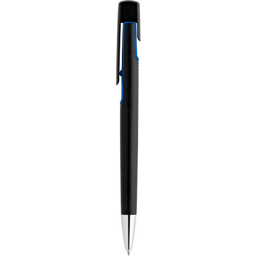 BRIGT. Kugelschreiber Mit Metallischer Oberfläche , königsblau, Kunststoff, , Bild 1