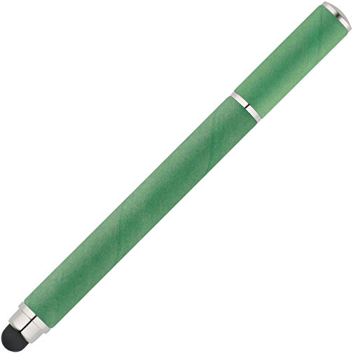 PAPYRUS. Kugelschreiber Aus Kraftpapier Und ABS , grün, Kraftpapier und ABS Kunststoff, , Bild 2