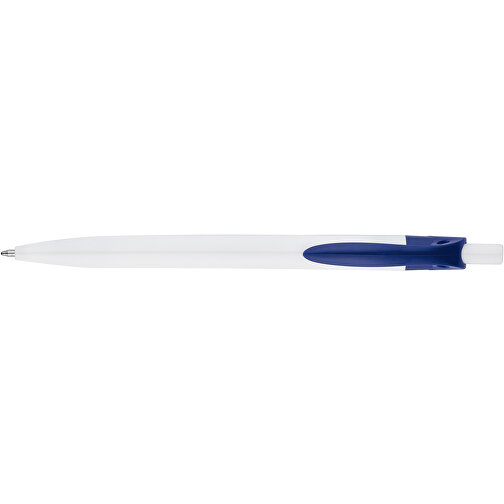 MARS. Kugelschreiber Mit Farbigem Clip , blau, Kunststoff, , Bild 3