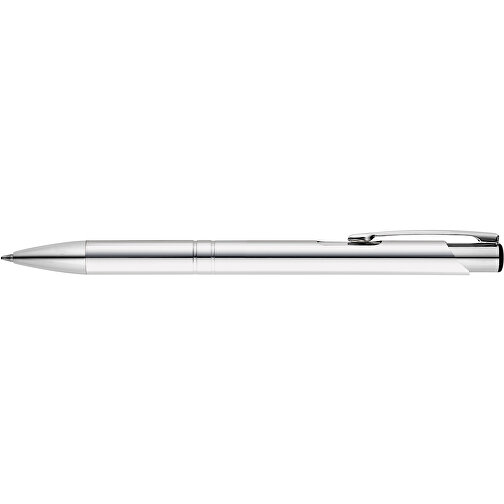 BETA. Aluminium-Kugelschreiber Mit Clip , silber, Aluminium, , Bild 3