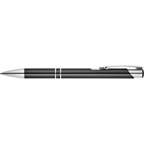 BETA BK. Aluminium-Kugelschreiber Mit Clip , schwarz, Aluminium, , Bild 3