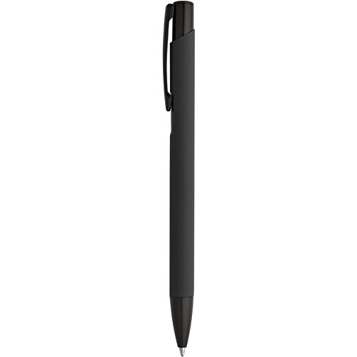 POPPINS. Kugelschreiber Aus Aluminium Und Gummi , schwarz, Aluminium, , Bild 1