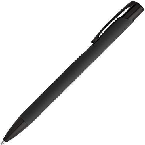 POPPINS. Kugelschreiber Aus Aluminium Und Gummi , schwarz, Aluminium, , Bild 2