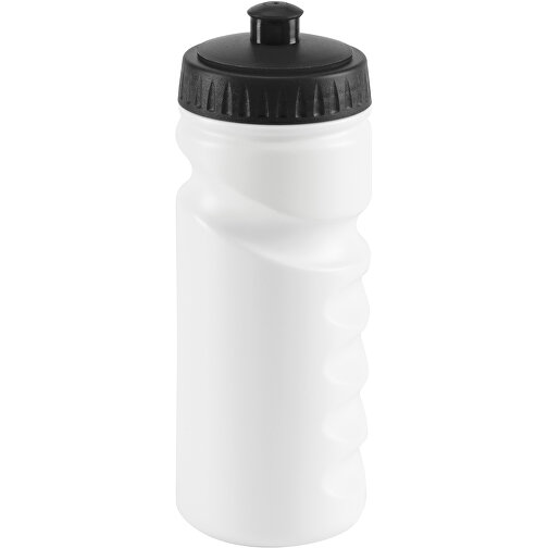 LOWRY. 530 ML HDPE-Sportflasche , schwarz, HDPE, , Bild 1
