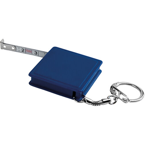 ASHLEY. Schlüsselanhänger Mit Maßband , blau, Kunststoff, 9,00cm (Höhe), Bild 2