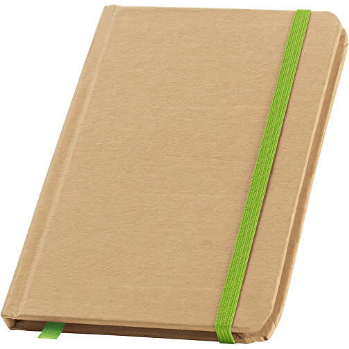 FLAUBERT. Pocket Notizbuch Mit Recyceltem Papier , hellgrün, Karton, , Bild 1