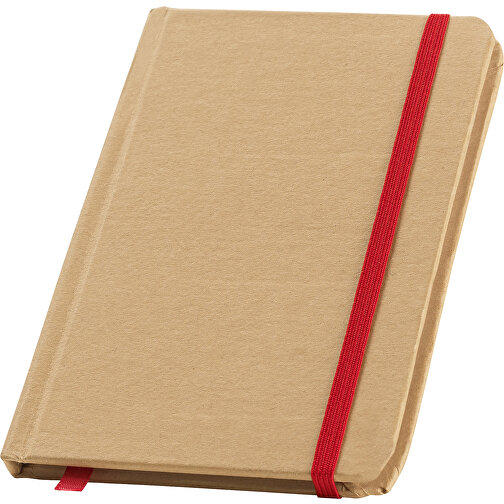 FLAUBERT. Pocket Notizbuch Mit Recyceltem Papier , rot, Karton, , Bild 1
