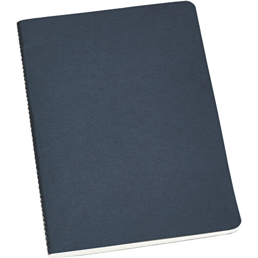ECOWN. Notizbuch A5 Mit Linierten Blättern , blau, Karton, , Bild 1