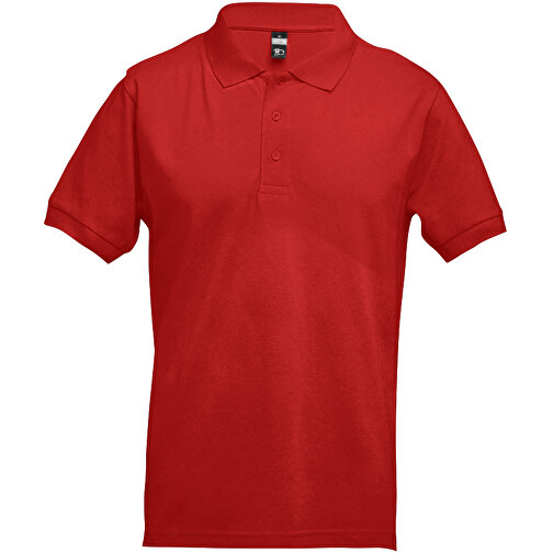 THC ADAM 3XL. Herren Poloshirt , rot, Baumwolle und Polyester, 3XL, , Bild 1