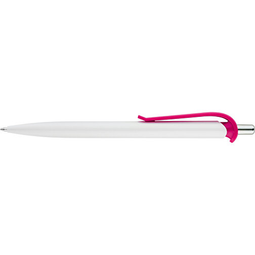 ANA. ABS-Kugelschreiber Mit Clip , rosa, ABS Kunststoff, , Bild 3
